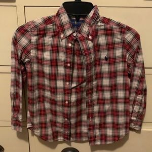 Ralph Lauren size 6 youth button-down perfect for the holidays.